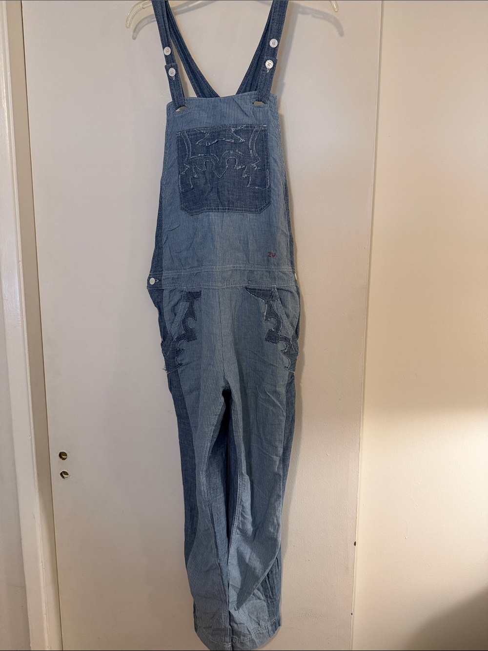 Zadig & Voltaire Light Blue Denim Overalls Jumpsuit